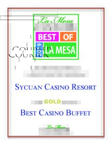 Sycuan Awarded Best Casino and Best Casino Buffet | Sycuan Casino Resort